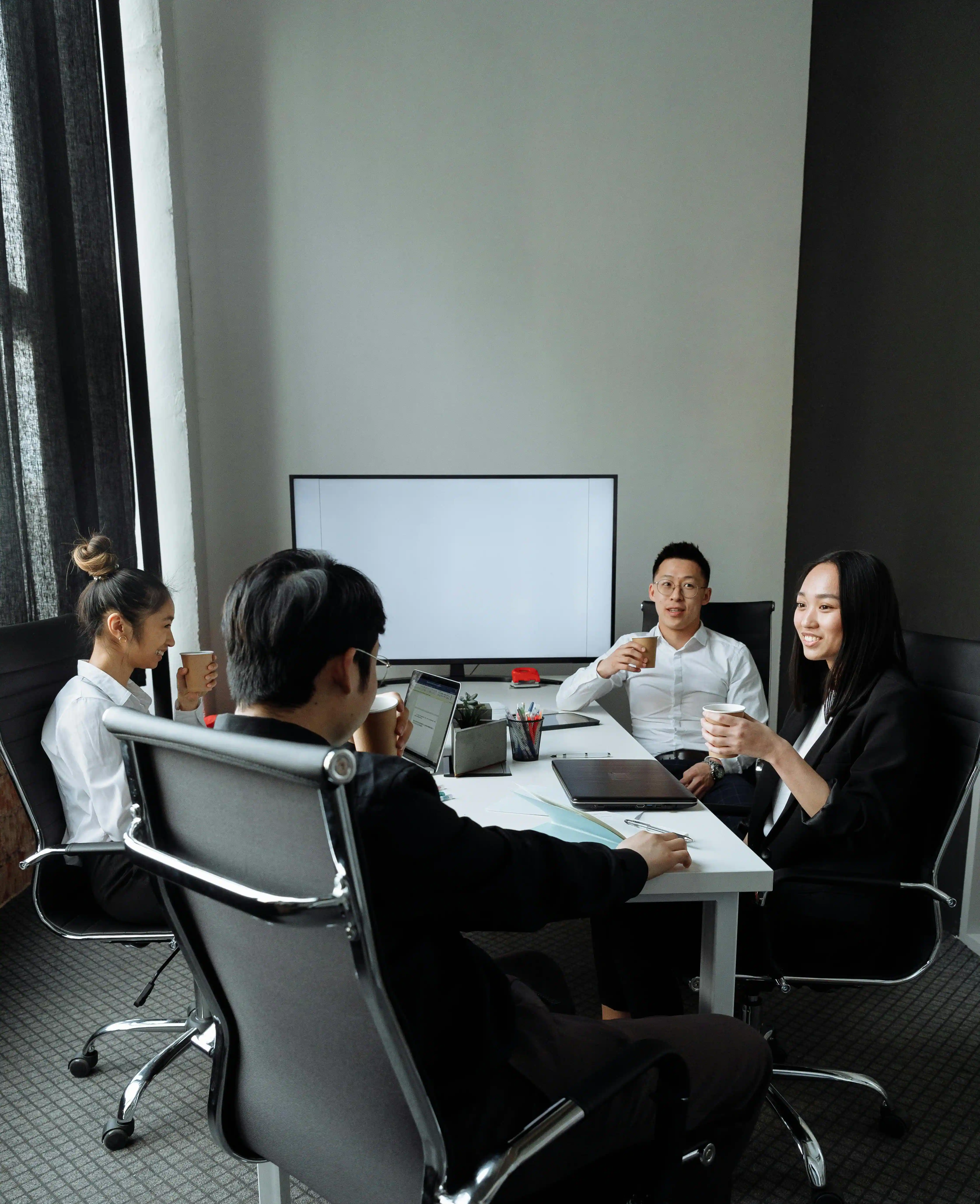 designers from indonesia working together discussing about brand design and strategy